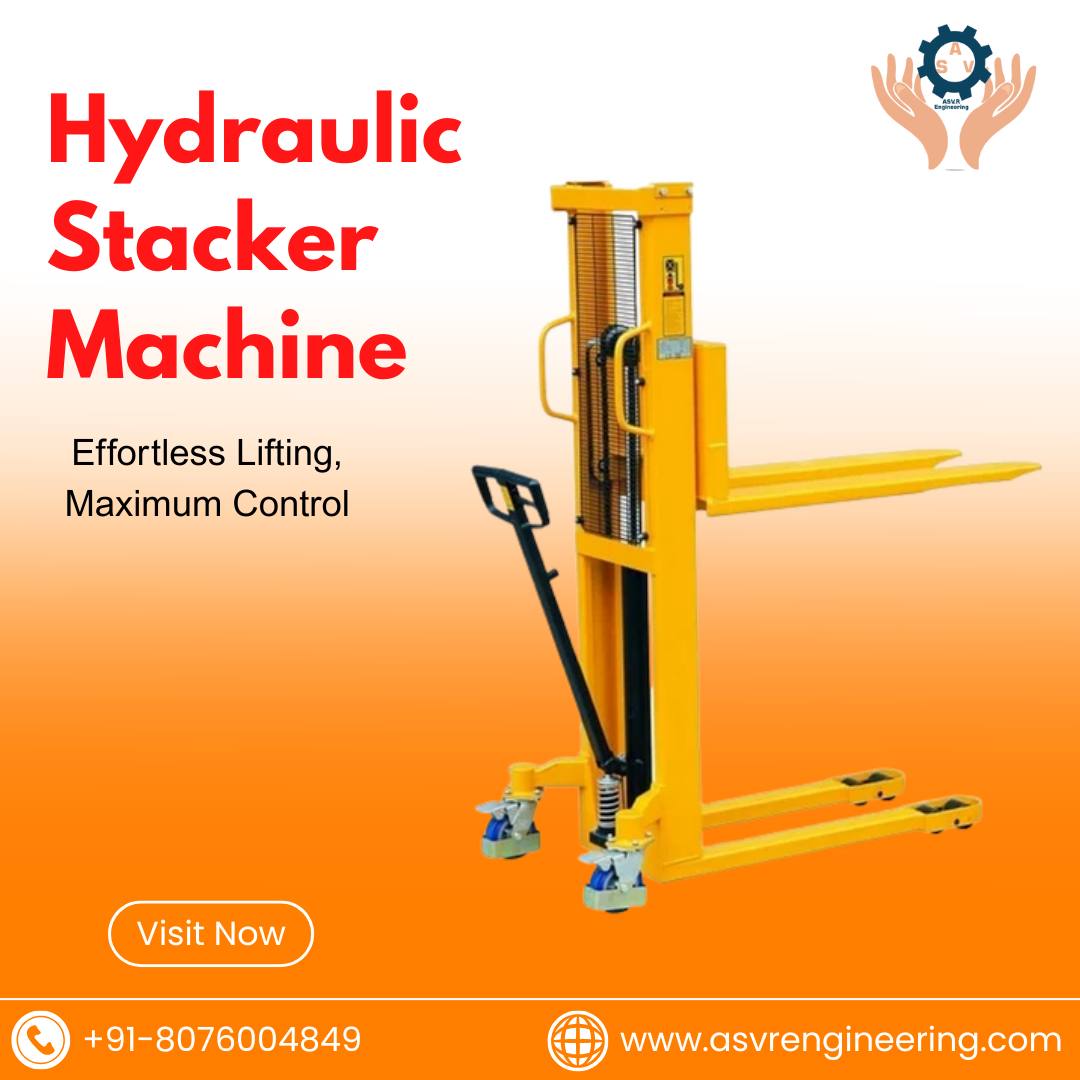 Best Manual Stacker Manufacturers – Reliable Material Handling Solutions by Kesya International Private Limited